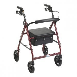 Aluminum Rollator, 7.5" Casters